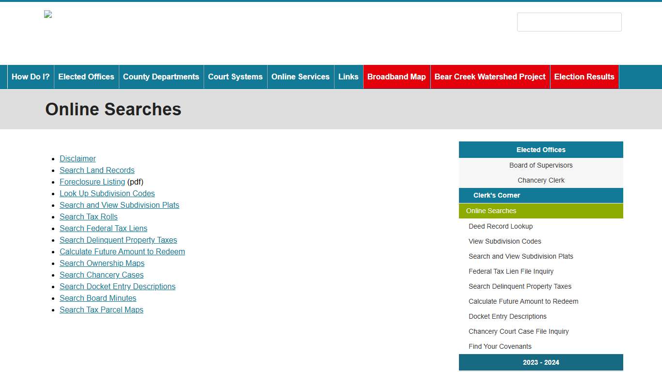 Online Searches Madison County Mississippi